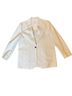 MNG Stripes White Black Blazer Size XL - photo 1