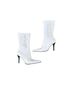 Diba True 100% Leather White Boots Size 7 - photo 1