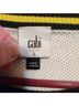 CAbi Stripes White Black Orange Gray Yellow Pullover Sweater Size L - photo 3