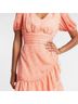 Express 100% Polyester Polka Dots Orange White Cocktail Dress Size S - photo 10