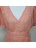 Express 100% Polyester Polka Dots Orange White Cocktail Dress Size S - photo 4