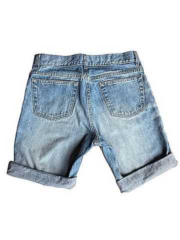 Helmut Lang Denim Shorts (view 2)