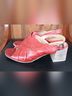 Bueno 100% Leather Multi Color Red Sandals Size EU 40 - photo 4