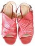 Bueno 100% Leather Multi Color Red Sandals Size EU 40 - photo 1