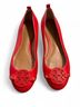 Tory Burch 100% Leather Red Flats Size 7 - photo 3