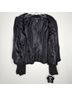 INC International Concepts 90% Polyester 10% Spandex 100% Polyester Solid Black Jacket Size M - photo 5