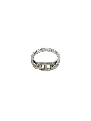 Hermès HERMES Chaine d'Ancre Enchainée Ring, Sterling Silver 925, Accessory, Item No. 36369 (view 1)