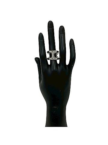 Hermès HERMES Osmos GM Ring, Sterling Silver 925, Accessory, Jewelry, Silver, 36367 (view 2)