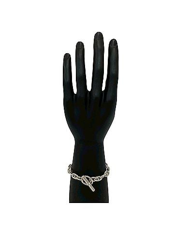 Hermès HERMES Chaine d'Ancre PM 18-link bracelet, sterling silver 925 chain, accessory, silver, 36359 (view 2)
