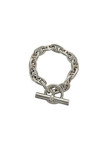 Hermès HERMES Chaine d'Ancre MM Bracelet, Sterling Silver 925, Accessory, Silver, Item Number 36328 (view 1)
