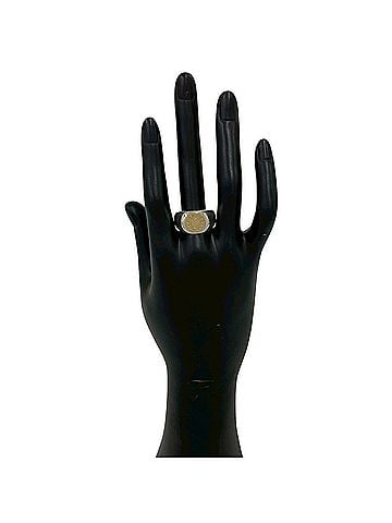 Hermès HERMES Hermes Sellier Ring, Sterling Silver 925, 18K Yellow Gold, Accessory, Silver, 26870 (view 2)