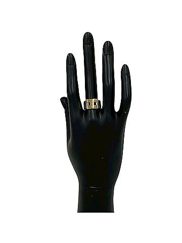 Hermès HERMES Hercules Ring, Sterling Silver 925, 18K Yellow Gold, Accessory, 42902 (view 2)