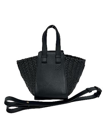 Loewe LOEWE Hammock Compact Anagram Logo Leather 2-way Shoulder Bag/Handbag Navy 73769 (view 1)