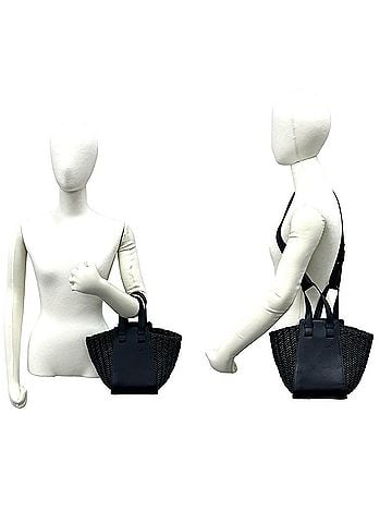 Loewe LOEWE Hammock Compact Anagram Logo Leather 2-way Shoulder Bag/Handbag Navy 73769 (view 2)