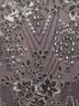 Alex Evenings 100% Polyester Print Tan Multi Color Cocktail Dress Size 16 - photo 4