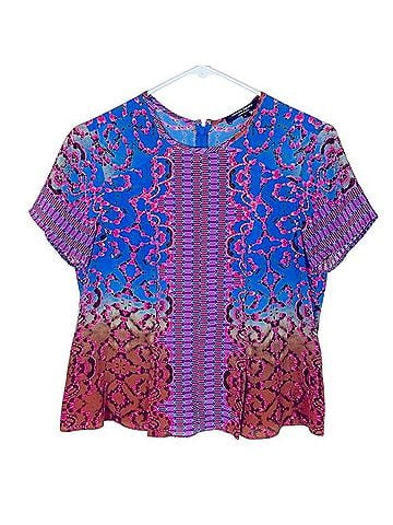 Nanette Lepore Balinese Ombré Silk Blouse (view 1)