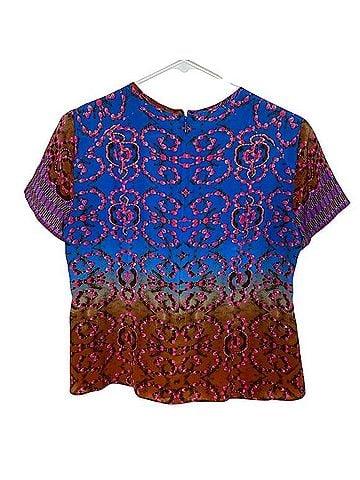 Nanette Lepore Balinese Ombré Silk Blouse (view 2)