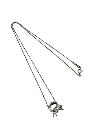 Tiffany & Co. TIFFANY&amp;Co. Tiffany Vintage Cross Ribbon Necklace, Sterling Silver 925 Pendant, 40105 (view 1)