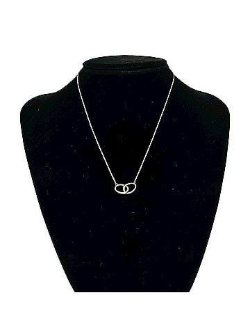 Tiffany & Co. TIFFANY&amp;Co. Tiffany Vintage Double Loop Necklace, Sterling Silver 925 Pendant, Accessory, 37105 (view 2)