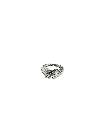 Tiffany & Co. TIFFANY&amp;Co. Tiffany Vintage Signature Ring, Sterling Silver 925, Accessory, Silver, Item No. 31240 (view 1)