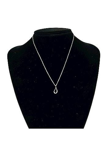Tiffany & Co. TIFFANY&amp;Co. Tiffany Vintage Open Teardrop Necklace, Sterling Silver 925 Pendant, 36514 (view 2)