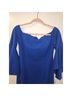 Calvin Klein 94% Polyester 6% Spandex 100% Polyester Solid Blue Cocktail Dress Size 8 - photo 4