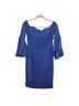 Calvin Klein 94% Polyester 6% Spandex 100% Polyester Solid Blue Cocktail Dress Size 8 - photo 1