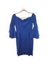 Calvin Klein 94% Polyester 6% Spandex 100% Polyester Solid Blue Cocktail Dress Size 8 - photo 2