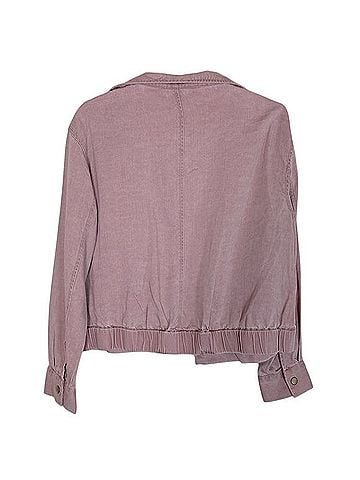 Jane and Delancey Dusty Rose Shacket Jacket (view 2)