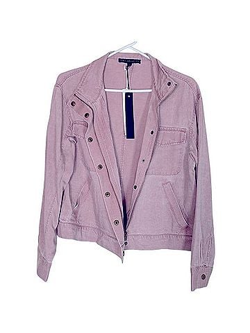 Jane and Delancey Dusty Rose Shacket Jacket (view 1)