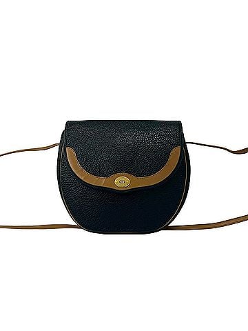 Christian Dior Christian Dior Vintage CD Logo Hardware Leather Shoulder Bag Pouch Sacoche Black 56734 (view 1)
