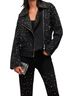 ALLSAINTS Black Denim Jacket Size 12 - photo 2