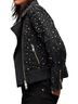 ALLSAINTS Black Denim Jacket Size 12 - photo 5