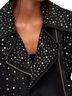 ALLSAINTS Black Denim Jacket Size 12 - photo 4