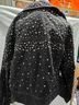 ALLSAINTS Black Denim Jacket Size 12 - photo 6