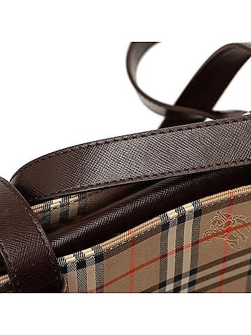 Burberry Haymarket Check Canvas Tote (view 2)