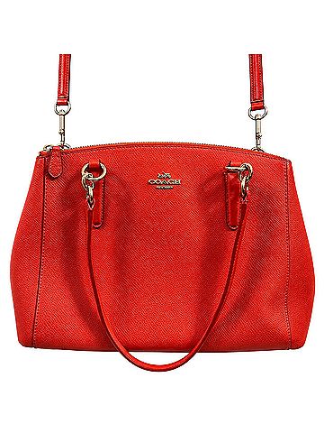 Coach Christie Carryall Leather Satchel (view 1)