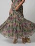 Coast 100% Chiffon Print Multi Color Cocktail Dress Size M - photo 3