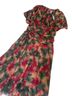 Coast 100% Chiffon Print Multi Color Cocktail Dress Size M - photo 1