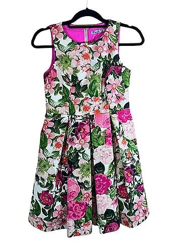 Eliza J Floral Fit-and-Flare Dress Cocktail Dress (view 1)