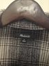 Madewell 100% Cotton Plaid Black White Button-Down Shirt Size M - photo 5