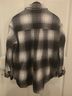 Madewell 100% Cotton Plaid Black White Button-Down Shirt Size M - photo 9