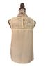 Banana Republic 100% Polyester 55% Cotton 45% Nylon White Sleeveless Top Size XS - photo 2