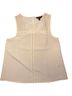 Banana Republic 100% Polyester 55% Cotton 45% Nylon White Sleeveless Top Size XS - photo 1