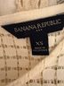 Banana Republic 100% Polyester 55% Cotton 45% Nylon White Sleeveless Top Size XS - photo 3