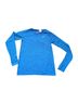 Nike 100% Polyester Solid Blue Long Sleeve Top Size M - photo 1