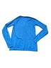 Nike 100% Polyester Solid Blue Long Sleeve Top Size M - photo 2