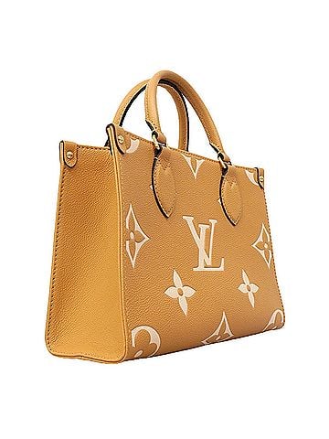 Louis Vuitton Louis Vuitton Monogram Empreinte Bicolor OnTheGo PM Handbag M12513 Arizona Cream 2-way bag for women (view 2)