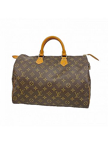 Louis Vuitton Louis Vuitton Monogram Speedy 35 Handbag M41107 Brown Women's (view 1)