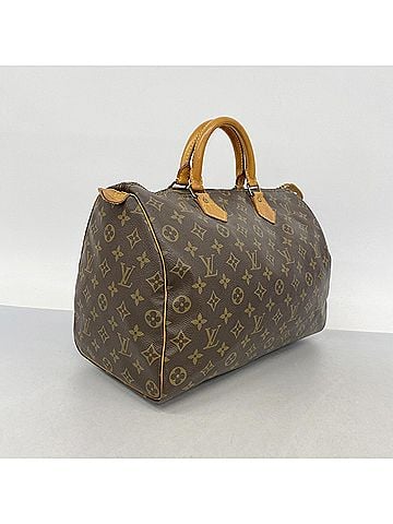 Louis Vuitton Louis Vuitton Monogram Speedy 35 Handbag M41107 Brown Women's (view 2)